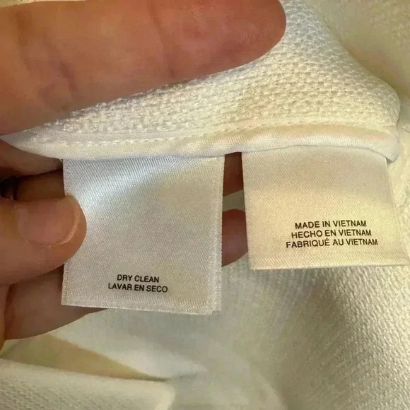 NWT Anne Klein women’s white open front dress jacket formal wear size medium - Picture 7 of 12